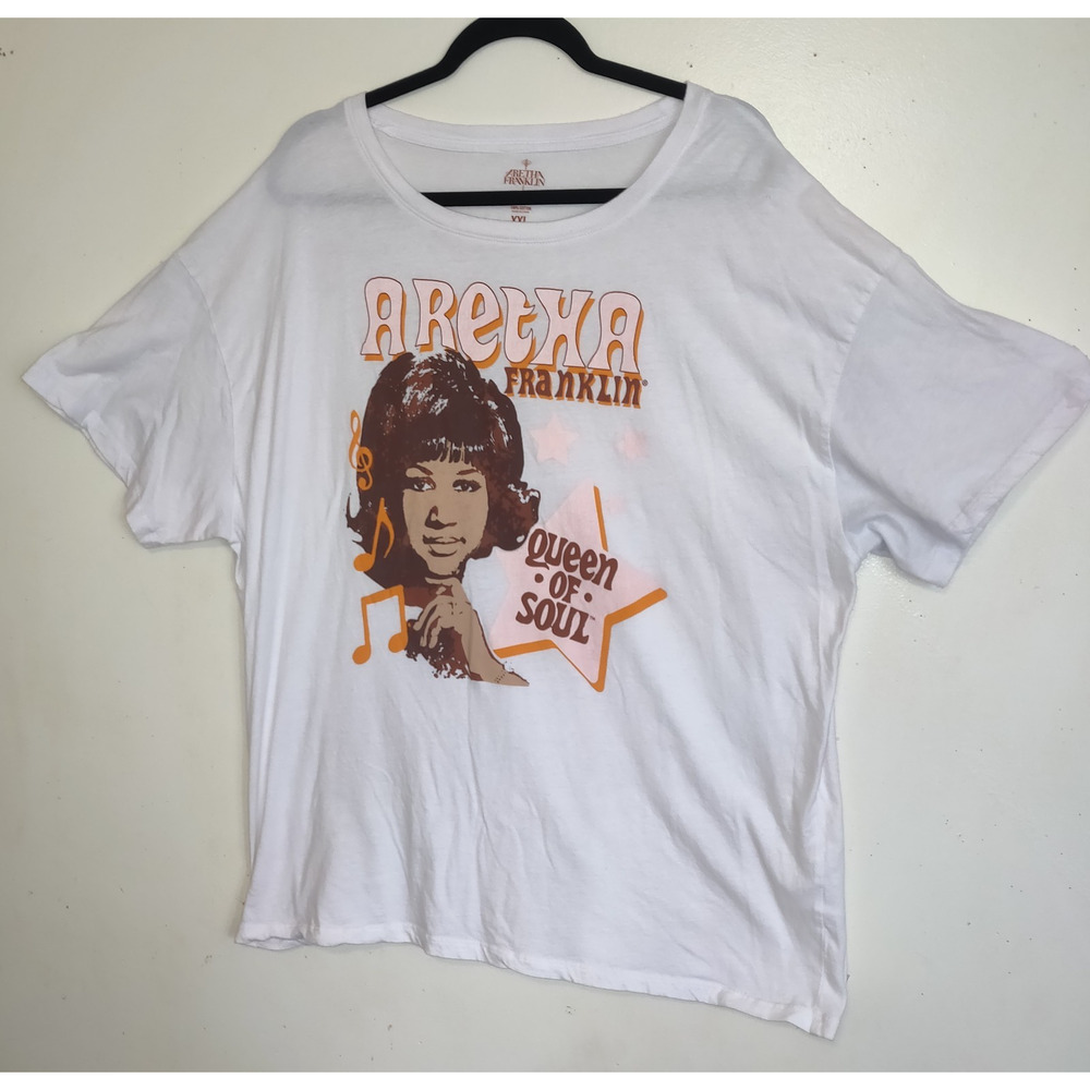 Aretha Franklin Tshirt Top XXL Perryscope 2024 Estate Queen Of Soul Adult